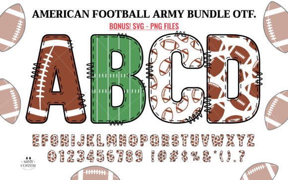 Athletic Typography: The American Football Bundle