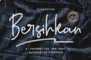 Bersihkan: The Authentic Watercolor Font for Creative Brands