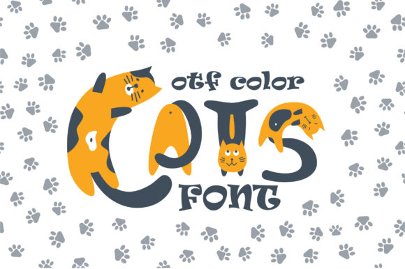 Cats: A Color Font with Bold Charm for Modern Projects