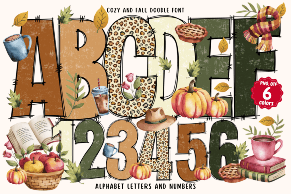 Embrace Autumn's Charm: The Cozy and Fall Doodle Font