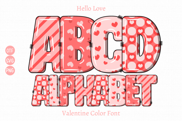 Infuse Romance with the Hello Love Color Font