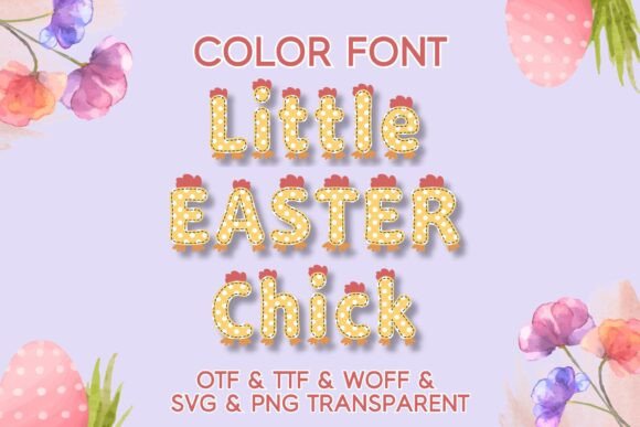 Little Easter Chick: A Creative Font for Fresh Spring Projects