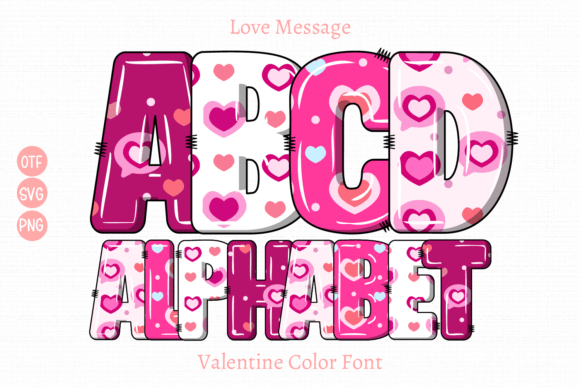 Love Message: A Font with Heart and Character