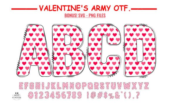Love Valentine's Hearts: The Font That Tells a Love Story