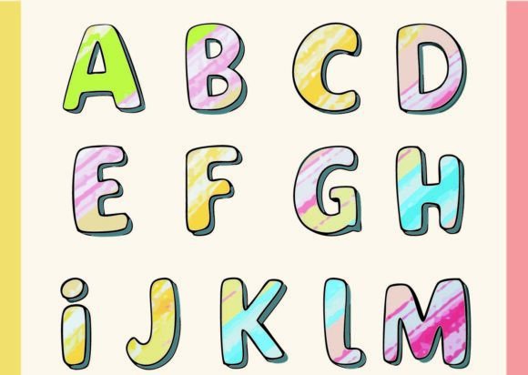 Lucia: A Colorful Heaven for Typographic Paintings