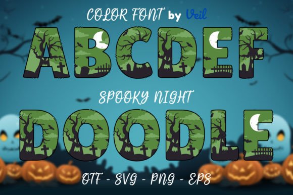 Spooky Night: A Playful Font for Whimsical and Artistic Designs