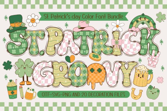 St. Patrick’s Day Groovy: A Festive Typeface for Creative Projects