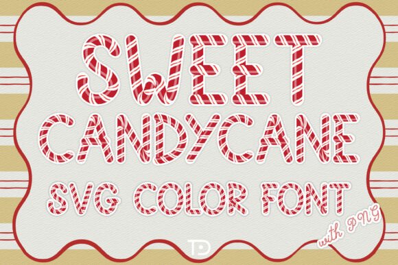 Sweet Candy Cane: A Festive Font for Holiday Designs